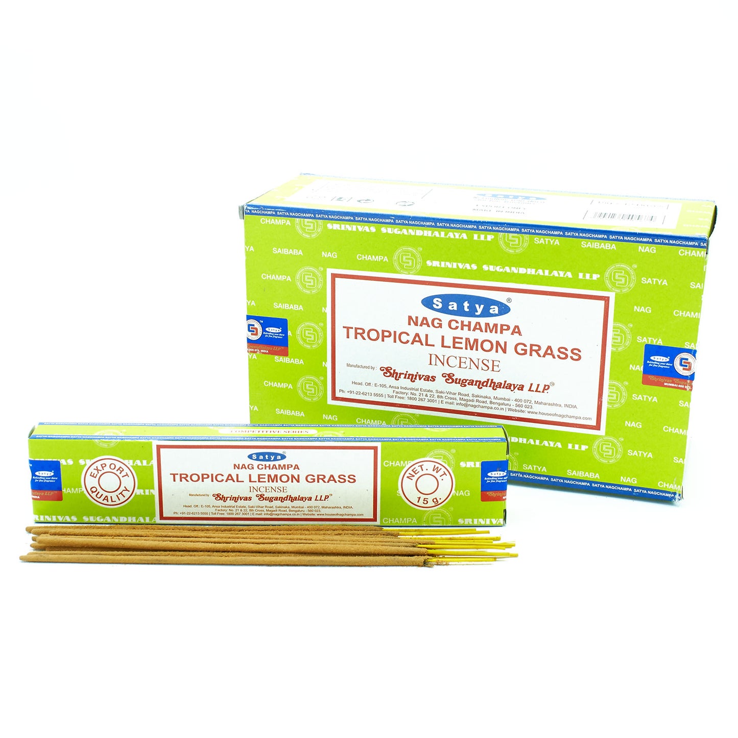 Satya-Räucherstäbchen 15g - Citronella