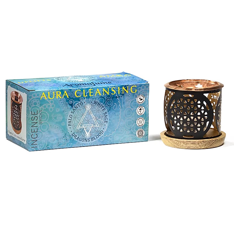 Aromafume Weihrauchbrenner Aura-Reinigung Weihrauchset --180g