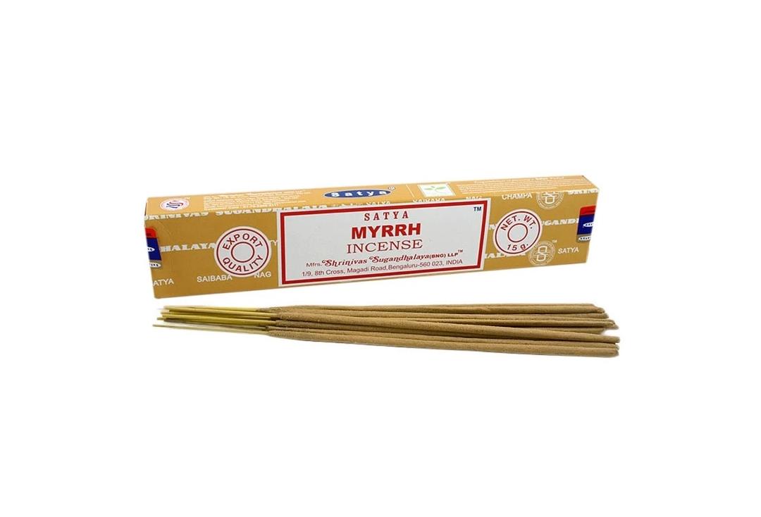 Satya Räucherstäbchen 15g - Myrrhe