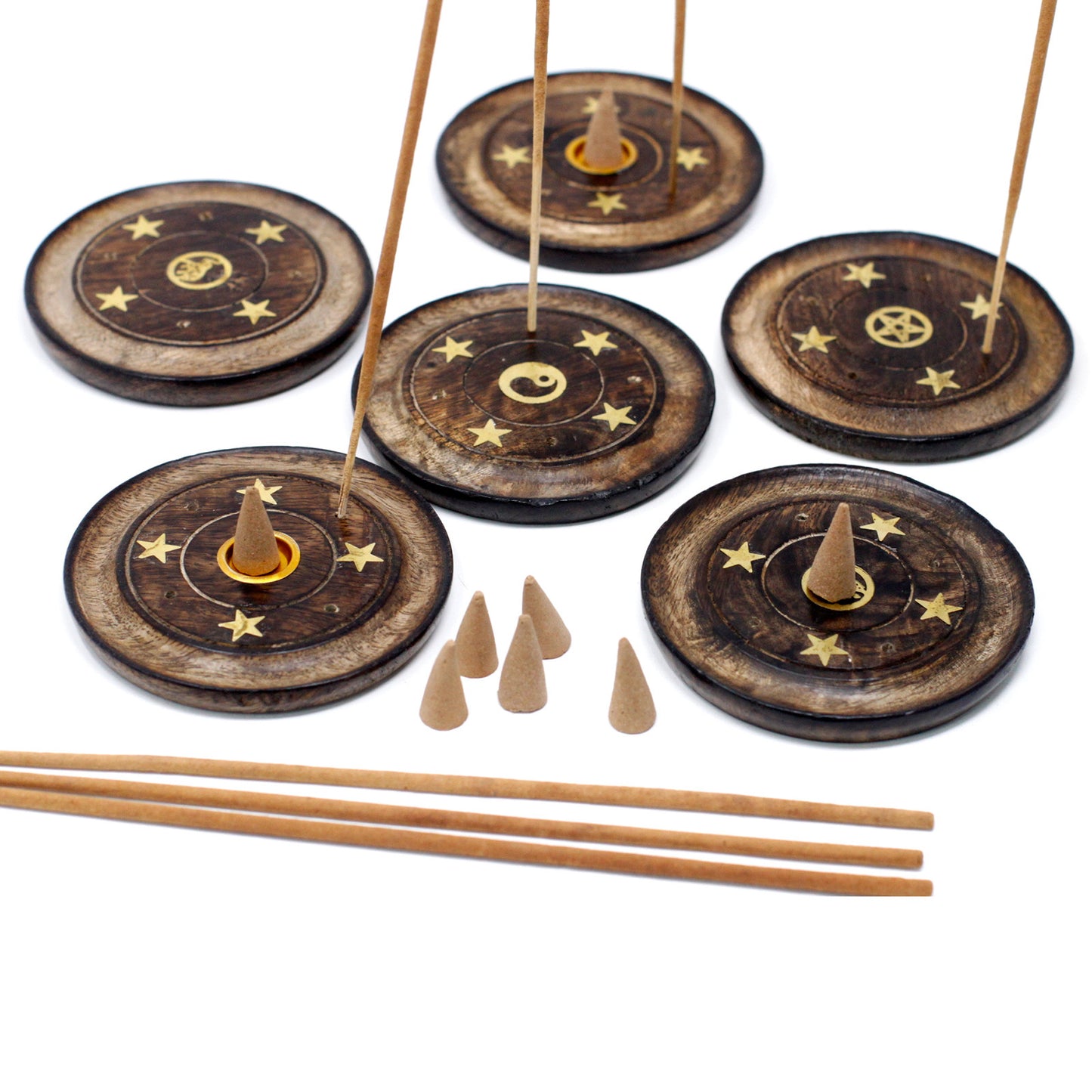 Halter für Kegel & Stäbchen aus Mangoholz