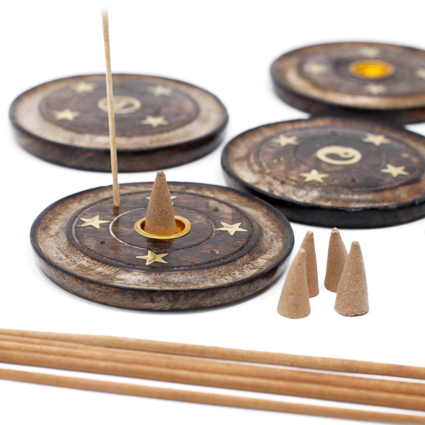 Halter für Kegel & Stäbchen aus Mangoholz
