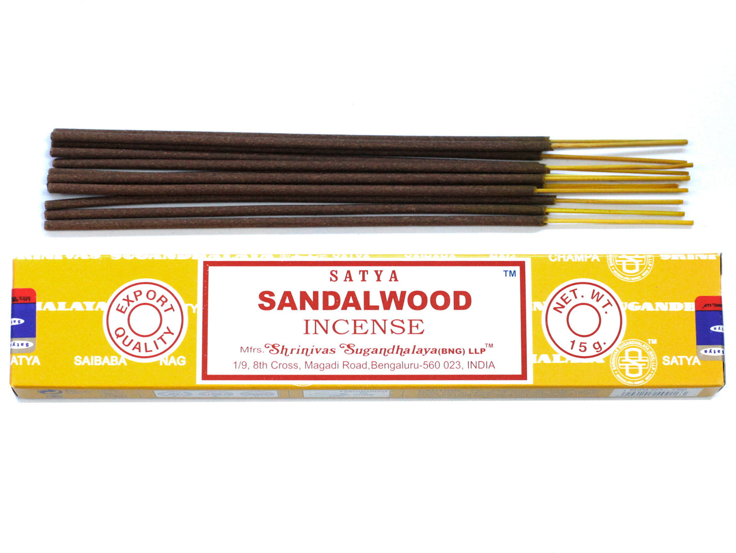 Satya-Räucherstäbchen 15g - Sandelholz