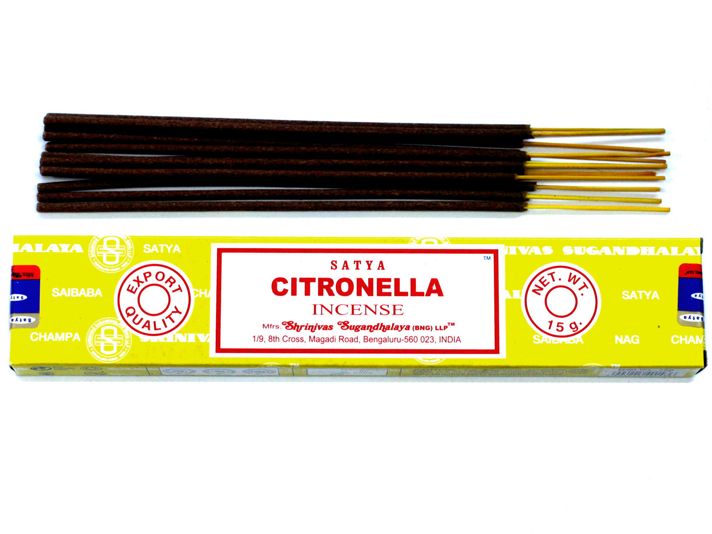 Satya-Räucherstäbchen 15g - Citronella