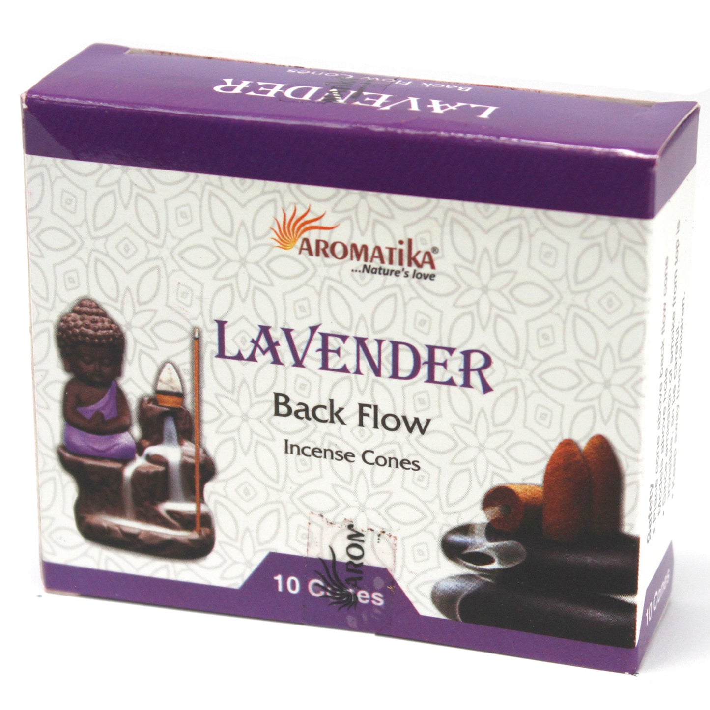 Rückfluss Räucherkegel - Lavendel