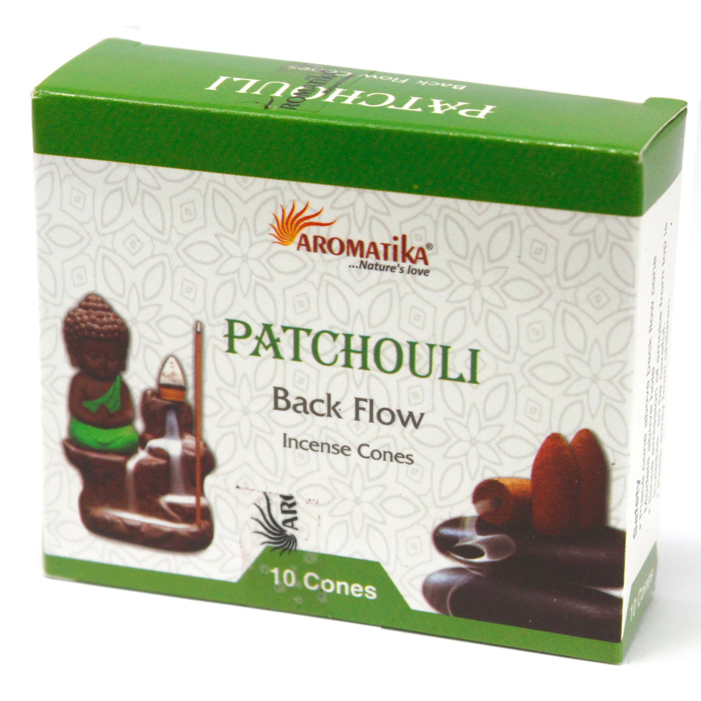 Rückfluss Räucherkegel - Patschuli