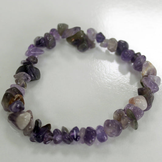 Edelsteinsplitter-Armbänder - Amethyst