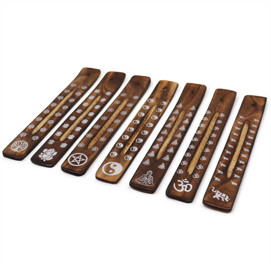 Räucherstäbchenhalter aus Mangoholz