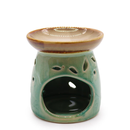 Klassische Pilz-Duftlampe-Blau