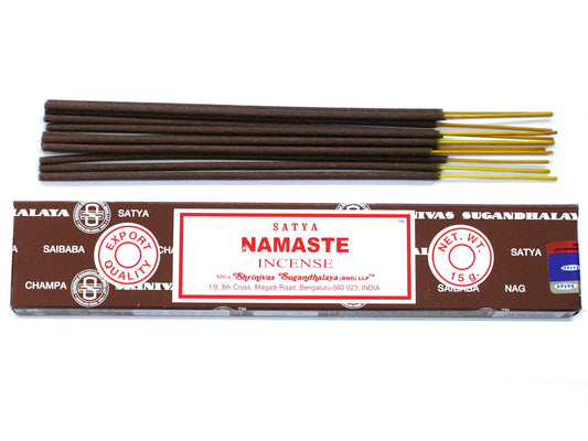 Satya-Räucherstäbchen 15g - Namaste