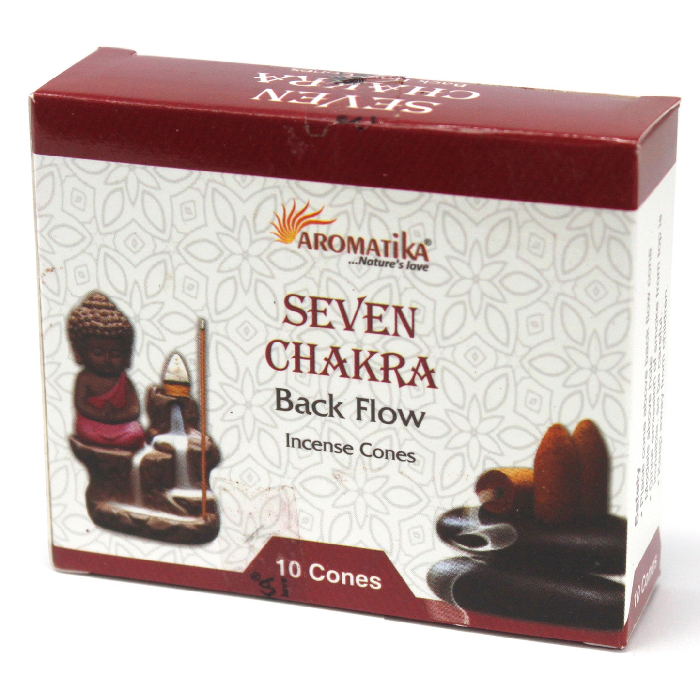 Rückfluss Räucherkegel - 7 Chakras