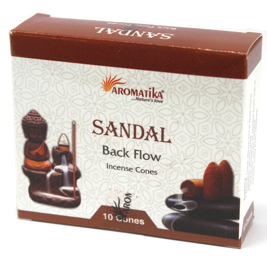Rückfluss Räucherkegel - Sandelholz