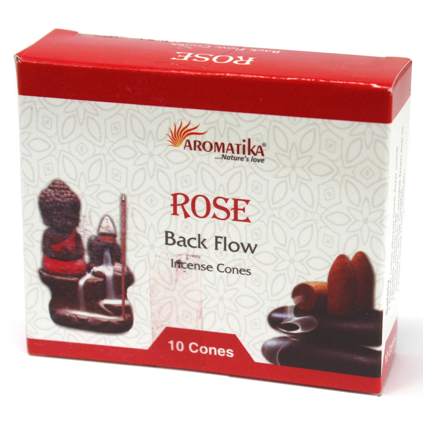 Rückfluss Räucherkegel - Rose
