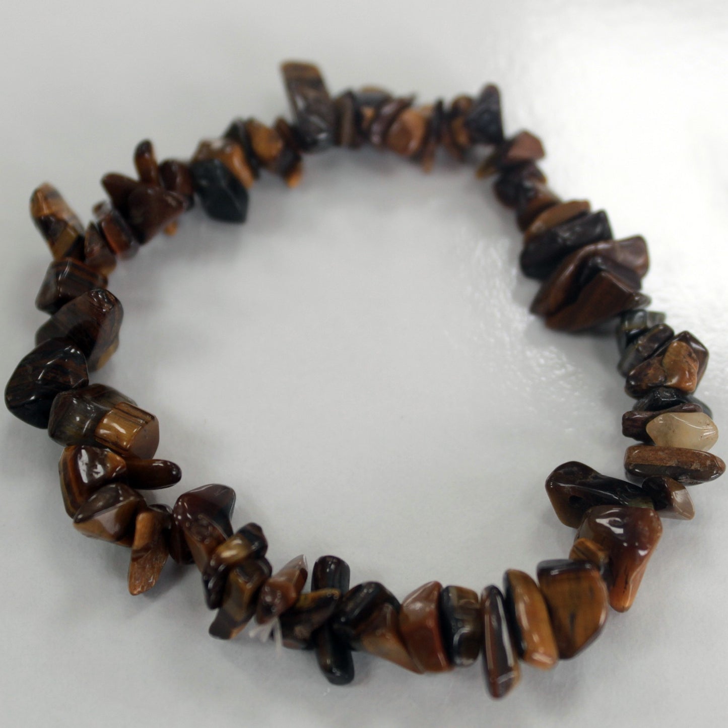 Edelsteinsplitter-Armbänder - Tigerauge