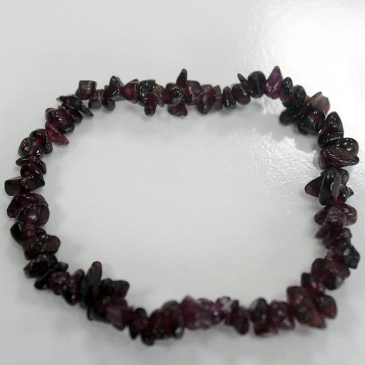 Edelsteinsplitter-Armbänder - Blutgranat