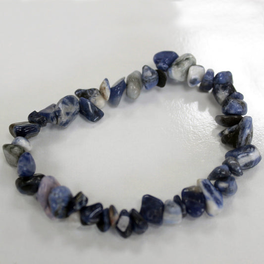 Edelsteinsplitter-Armbänder - Sodalith