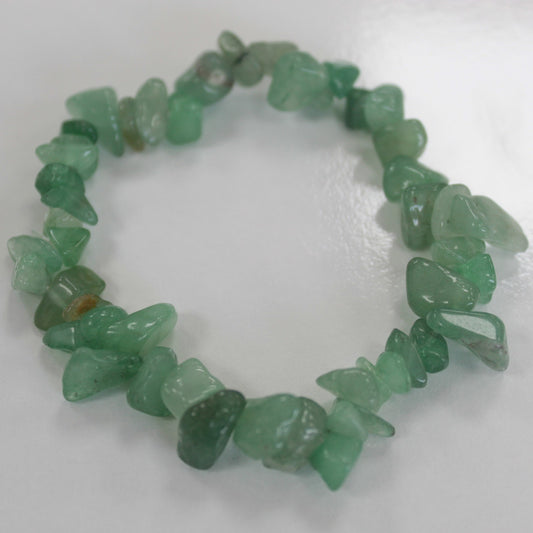 Edelsteinsplitter-Armbänder - Jade